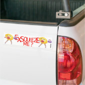 'exsqueeze me'? grappige citroenhumoristisch bumpersticker (Op Truck)