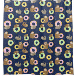 Extasie exotische kerstdieren schotelgordijn douchegordijn