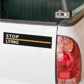 Extender stoppen bumpersticker (Op Truck)