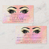 Extension de maquillage de la carte de référence d (Devant / Derrière)