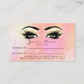 Extension de maquillage de la carte de référence d (Dos)