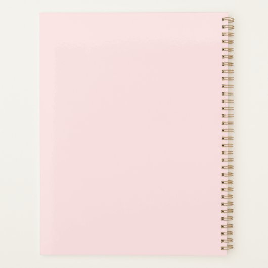 Extension Lash Brows Pink Gold Nomination Planner (Dos)