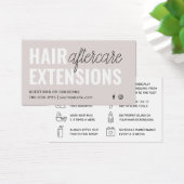 Extensions de cheveux modernes Carte de visite de (Bureau)