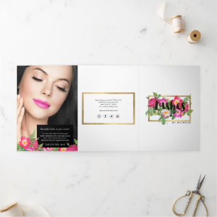 Extensions de cils Beauty Florals Blanc Brochure