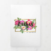 Extensions de cils Beauty Florals Blanc Brochure (Page de couverture)