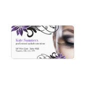 Extensions Eyelash - Étiquette (Devant)