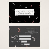 Extensions Lash de certificat cadeau (Devant & derrière)