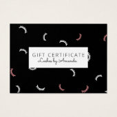 Extensions Lash de certificat cadeau (Devant)