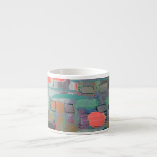 "Extérieur" Art Abstrait Design Espresso Mug
