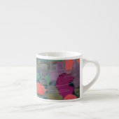 "Extérieur" Art Abstrait Design Espresso Mug (Droite)