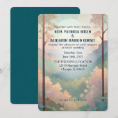 Extérieur Imaginaire Mountain Faire-part de mariag (Devant / Derrière)