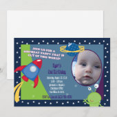 Extérieur Photo Invitation Anniversaire 5x7 (Devant / Derrière)