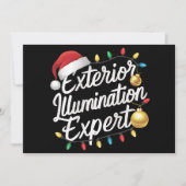 Exterieur verlichtings expert kerstlicht decor feestdagenkaart (Voorkant)