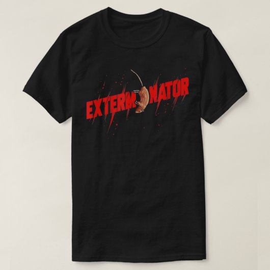 Exterminator Gift Pest Controller Mice of Bed Bug T-shirt (Design voorkant)