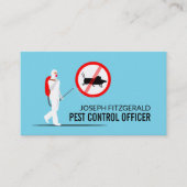 Exterminator ontwerp, ongediertebestrijding visitekaartje (Voorkant)