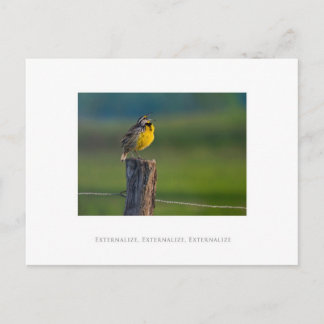 externaliseren, externaliseren, externaliseren, ex briefkaart