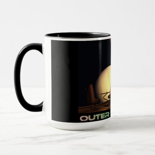 ExternalSpaceCafe Table avec une vue Mug (Gauche)