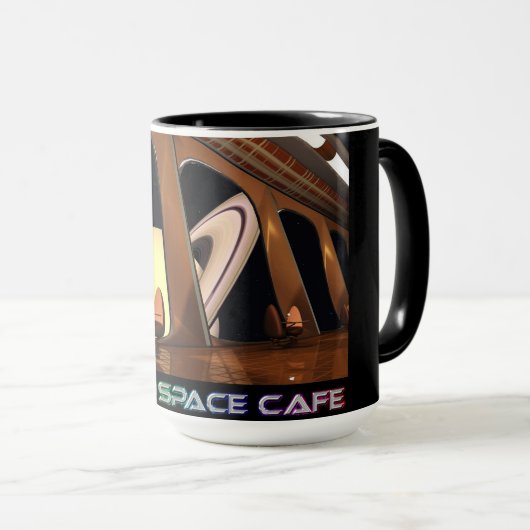 ExternalSpaceCafe Table avec une vue Mug (Devant droit)