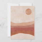 Externe Planètes spatiales Invitation d'anniversai (Dos)