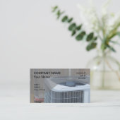 externe warmtepomp visitekaartje (Staand voorkant)