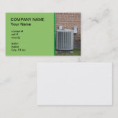 externe warmtepomp visitekaartje (Voorkant / Achterkant)