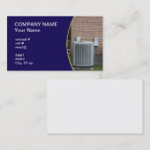 externe warmtepomp visitekaartje (Voorkant / Achterkant)