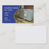 externe warmtepomp visitekaartje (Voorkant / Achterkant)