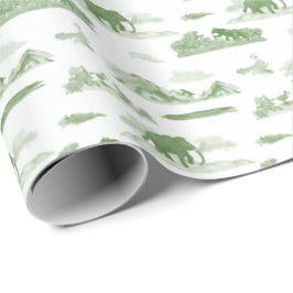 Extinct Animal Toile Cadeaupapier