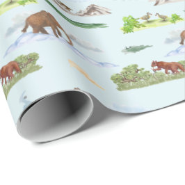 Extinct Animal Toile Cadeaupapier