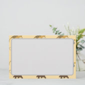 Extinct Animals  Briefpapier (Staand voorkant)