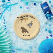 Extinct Animals  Papieren Bordje (Feest)