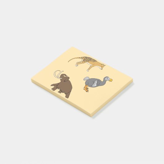 Extinct Animals  Post-it® Notes (Schuin)
