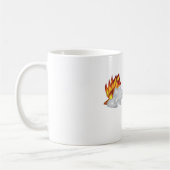 Extincteur éteignant la tasse du feu (Gauche)