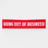 Extinction du signe blanc rouge simple de bannière (Horizontal)