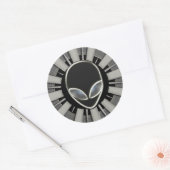 Extra aardse kop ronde sticker (Envelop)