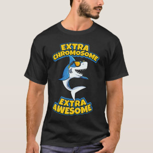 Extra chromosoom Extra Geweldige-downsyndroom Shar T-shirt