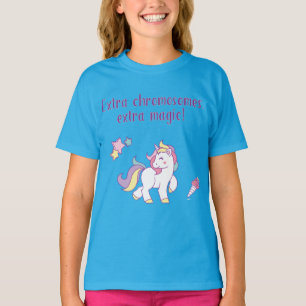 Extra chromosoom Magische Unicorn T-shirt