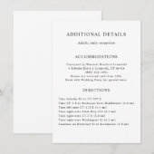 Extra details Kaart invoegen (Voorkant / Achterkant)