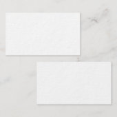 Extra dikke Visitekaartjes blanco papier (Voorkant / Achterkant)