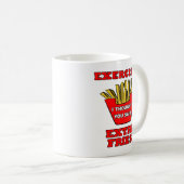 Extra Fries drôle Mug (Devant droit)