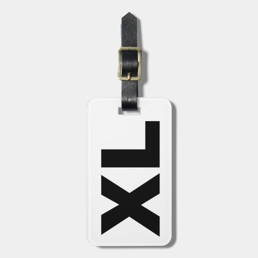 Extra groot bagagelabel (Voorkant verticaal)