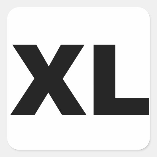 Extra groot vierkante sticker (Voorkant)