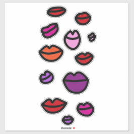 Extra grote 14-inch x 14-inch vinylstickers op maa sticker