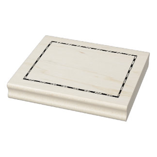 Extra grote kaart Border Rubber Stamp Rubberstempel