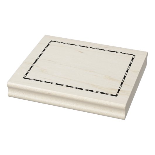 Extra grote kaart Border Rubber Stamp Rubberstempel (Stempel)