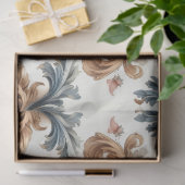 Extra grote kleurrijke barokke bloemendecoupage tissuepapier (Geschenk)