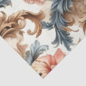 Extra grote kleurrijke barokke bloemendecoupage tissuepapier (Detail)