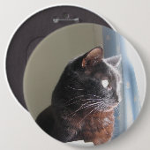 Extra grote knop ronde button 6,0 cm (Voorkant /achterkant)