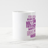 - Extra grote koffie-mok Beker (Voorkant)