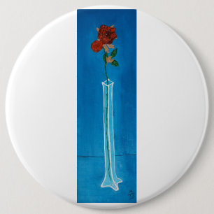 Extra grote Roos Button